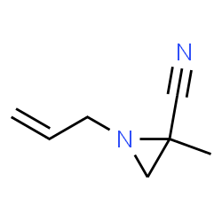 2-Aziridinecarbonitrile,2-methyl-1-(2-propenyl)-(9CI) structure