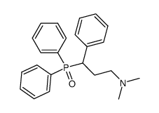 Diphenyl[α-[2-(dimethylamino)ethyl]benzyl]phosphine oxide Structure