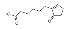 6-(5-oxocyclopenten-1-yl)hexanoic acid Structure