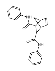 N,N-diphenylbicyclo[2.2.1]hept-2-ene-5,6-dicarboxamide结构式