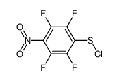 2,3,5,6-tetrafluoro-4-nitrophenylsulfenyl chloride Structure