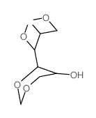 4-(5-hydroxy-1,3-dioxan-4-yl)-1,3-dioxan-5-ol structure