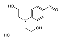 2-[2-hydroxyethyl-(4-nitrosophenyl)amino]ethanol hydrochloride Structure