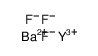 barium(2+),yttrium(3+),pentafluoride Structure