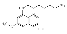 N-(6-methoxyquinolin-8-yl)hexane-1,6-diamine Structure
