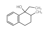 1-ethyl-2-methyl-tetralin-1-ol结构式