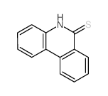 5H-phenanthridine-6-thione结构式