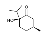 (1S,4S)-4-hydroxy-p-menthan-3-one Structure