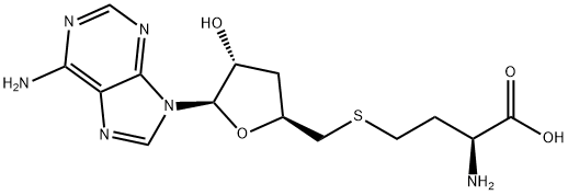 S-3'-deoxyadenosylhomocysteine结构式