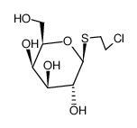 2-chloroethyl 1-thio-β-D-galactopyranoside结构式