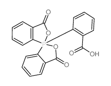 Benzoic acid, 2-(3,3-dioxo-1,1-spirobi(2,1-benzoxaphosphol)-1(3H,3H)-yl)-结构式