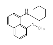 1'-methyl-1'H,3'H-spiro[cyclohexane-1,2'-perimidine] Structure