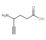 4-Aminohex-5-ynoic acid结构式