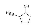 2-hydroxycyclopentane-1-carbonitrile Structure