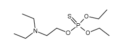 thiophosphoric acid O,O'-diethyl ester-O''-(2-diethylamino-ethyl ester)结构式