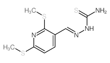 Hydrazinecarbothioamide,2-[[2,6-bis(methylthio)-3-pyridinyl]methylene]- picture