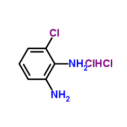 3-Chloro-1,2-benzenediamine dihydrochloride结构式