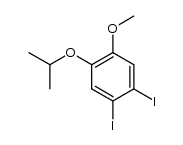 1,2-diiodo-4-isopropoxy-5-methoxybenzene结构式