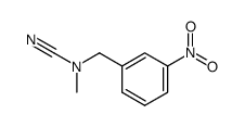 methyl-(3-nitro-benzyl)-carbamonitrile结构式