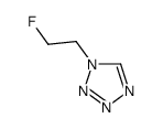 1-(2-fluoroethyl)tetrazole结构式