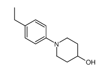 4-Piperidinol,1-(4-ethylphenyl)-(9CI)结构式