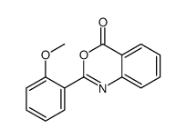 2-(2-methoxyphenyl)-3,1-benzoxazin-4-one Structure