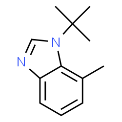 1H-Benzimidazole,1-(1,1-dimethylethyl)-7-methyl-(9CI)结构式