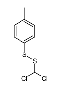 1-(dichloromethyldisulfanyl)-4-methylbenzene结构式