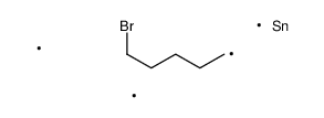 5-bromopentyl(trimethyl)stannane Structure