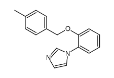 1-[2-[(4-methylphenyl)methoxy]phenyl]imidazole结构式