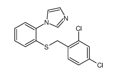 1-[2-[(2,4-dichlorophenyl)methylsulfanyl]phenyl]imidazole结构式