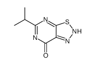 5-propan-2-yl-2H-thiadiazolo[5,4-d]pyrimidin-7-one结构式