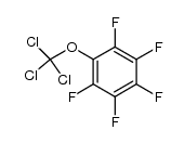 pentafluorophenoxytrichloromethane Structure