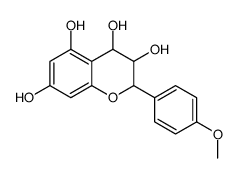 2-(4-methoxyphenyl)-3,4-dihydro-2H-chromene-3,4,5,7-tetrol Structure