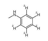 N-methylaniline-d5 Structure