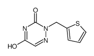 2-(thiophen-2-ylmethyl)-1,2,4-triazine-3,5-dione Structure