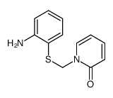 1-[(2-aminophenyl)sulfanylmethyl]pyridin-2-one结构式