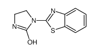 2-Imidazolidinone,1-(2-benzothiazolyl)-(9CI) structure