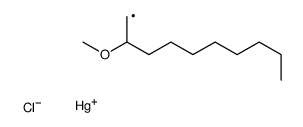 chloro(2-methoxydecyl)mercury结构式