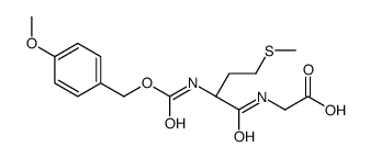 2-[[(2S)-2-[(4-methoxyphenyl)methoxycarbonylamino]-4-methylsulfanylbutanoyl]amino]acetic acid结构式
