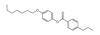 (4-heptoxyphenyl) 4-propylbenzoate Structure