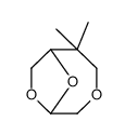 2,2-dimethyl-4,7,9-trioxabicyclo[4.2.1]nonane结构式