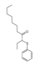 3-phenylsulfanylundecan-4-one Structure