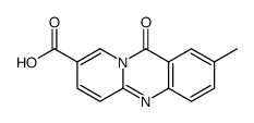 2-methyl-11-oxopyrido[2,1-b]quinazoline-8-carboxylic acid结构式