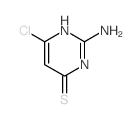 4(1H)-Pyrimidinethione,2-amino-6-chloro- structure
