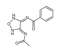 Benzamide, N-[4-(acetylamino)-1,2,5-oxadiazol-3-yl]- (9CI) Structure