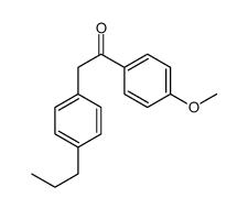 1-(4-methoxyphenyl)-2-(4-propylphenyl)ethanone Structure