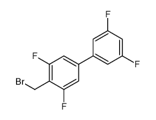 2-(bromomethyl)-5-(3,5-difluorophenyl)-1,3-difluorobenzene Structure