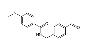 4-(dimethylamino)-N-[(4-formylphenyl)methyl]benzamide结构式