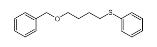 4-Benzyloxy-butyl-phenylsulfid Structure
